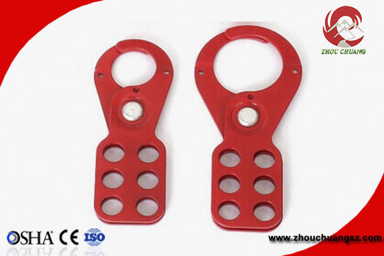 Steel Economic Safety Lockout Hasp spraying plastics and antirust finish treatment supplier