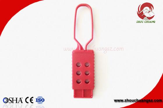 Nylon Safety Lockout Hasp economic lockouts 6 holes padlocks OEM/ODM supplier