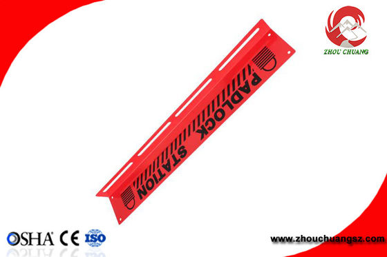 Heavy Duty Metal Padlock Racks Safety Lockout Station Carbon Steel hold 24 pieces padlocks supplier