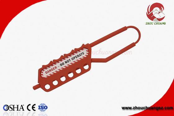 Nylon Lockout Hasp for electric industry allow 6 pcs locks safety padlock supplier