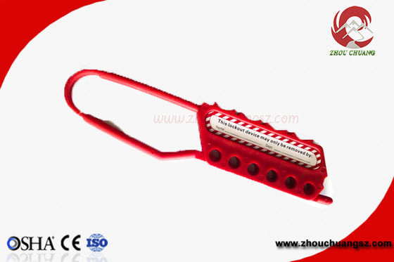 Nylon Lockout Hasp for electric industry allow 6 pcs locks safety padlock supplier