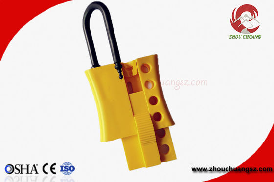 Nylon safety lockout hasp for power disconnecting coercivity explosion-proof enviroment supplier