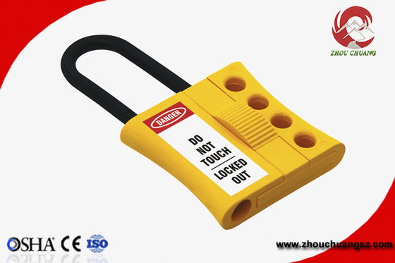 Nylon safety lockout hasp for power disconnecting coercivity explosion-proof enviroment supplier