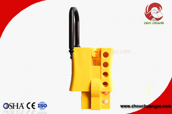 Nylon safety lockout hasp for power disconnecting coercivity explosion-proof enviroment supplier