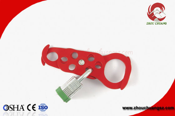 Double End Steel Lockout Hasp  hardened steel , high temperature spraying supplier