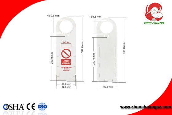 Round head Multifunctional Scaffolding Tag holder with insert card (ZC-P06) supplier