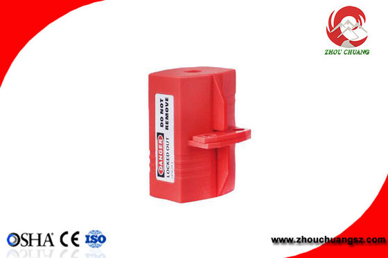 Cheap price polypropylene material red electrical plug lockout plug supplier