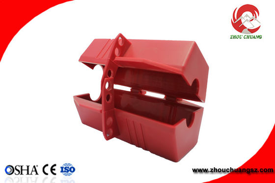 Cheap Price Polypropylene Material Red Pneumatic Plug Safety Lockout For 110V plug supplier