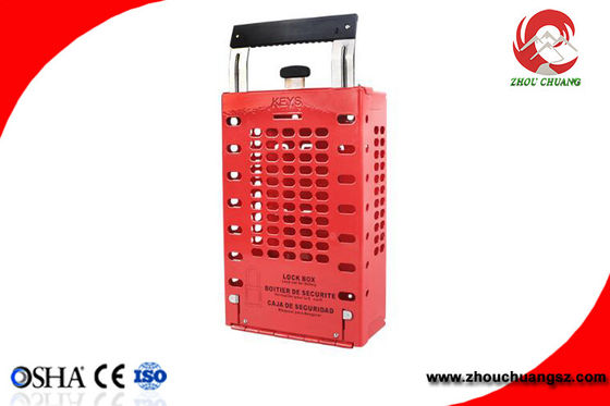 Appearance Patent Portable Steel Plate Steel Safety Group Lockout Box/Kit ZC-X03 supplier