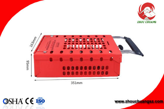 Appearance Patent Portable Steel Plate Steel Safety Group Lockout Box/Kit ZC-X03 supplier