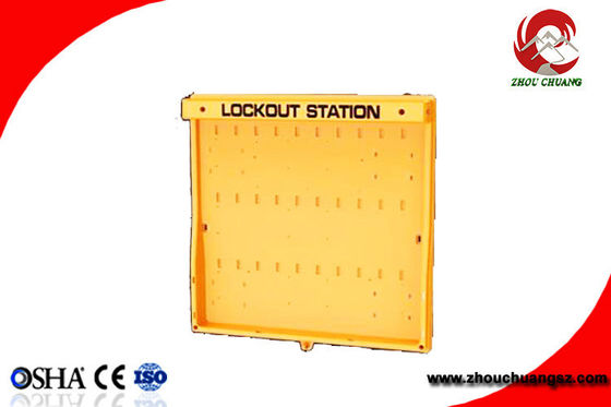 Modular Safety  Lockout Tagout Station Plastic PP Material With Cover supplier