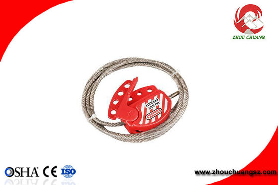 Certificate Of Compliance Adjustable Stainlessv Steel Safety Cable Lockout supplier