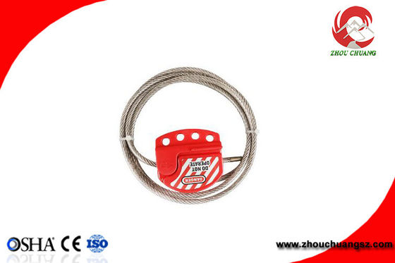 Certificate Of Compliance Adjustable Stainlessv Steel Safety Cable Lockout supplier