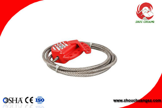 Certificate Of Compliance Adjustable Stainlessv Steel Safety Cable Lockout supplier