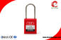 4mm Dia Shackle 40mm Stainless Steel ABS Thin Shackle Safety Lockout Tagout Xenoy Padlock supplier