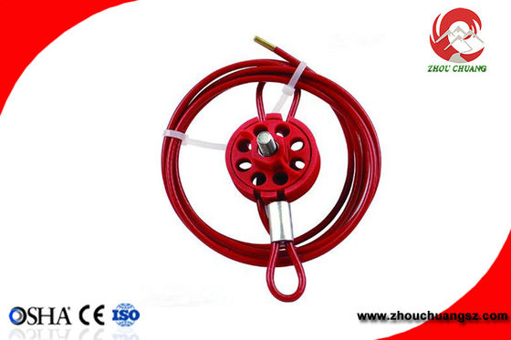 New design Wheel Type Cable Lockout locks with lots padlocks for Industrial supplier