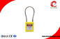 Lockout Tagout Safety Cable Lock , Cable Lockout , steel Cable Wire Lock supplier