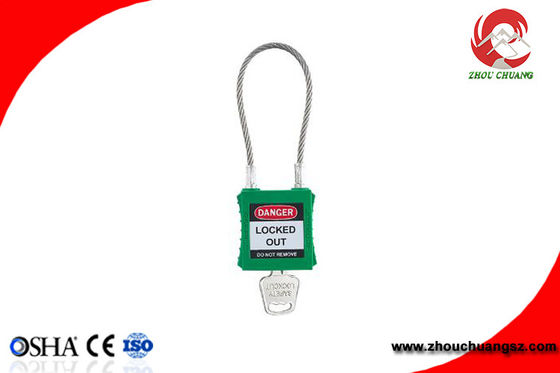 High Security Cheap Price Customized Cable Safety Padlock 38 Mm * 45 Mm * 20 Mm Size supplier