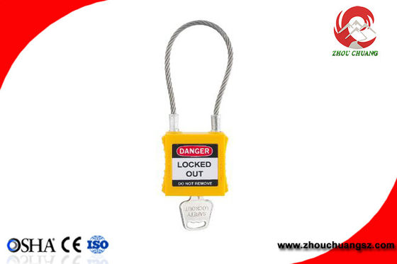 High Security Cheap Price Customized Cable Safety Padlock 38 Mm * 45 Mm * 20 Mm Size supplier