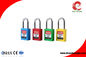New design safety ABS padlock loto locks locker body size 45X38X20mm supplier