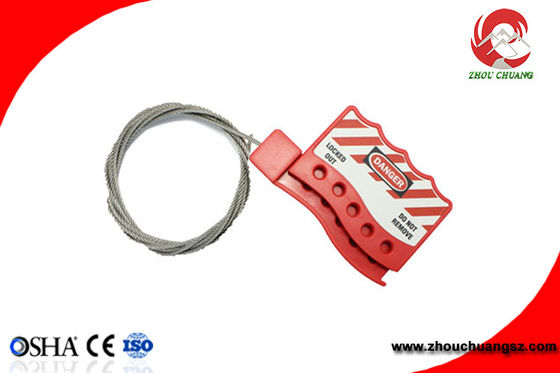 Retractable Adjustable Stainless Steel Insulated Type Safety Cable Lockouts For Sale supplier