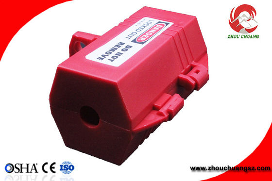 Security Protection Rugged Waterproof Safety Electrical Plug Lockout Devices 83*83*178mm supplier