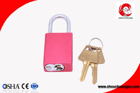 Best Style Of Double Keys Steel Shackle Door Aluminum Padlock supplier