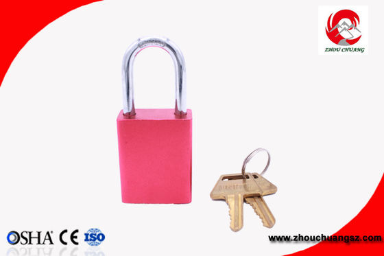 Best Style Of Double Keys Steel Shackle Door Aluminum Padlock supplier