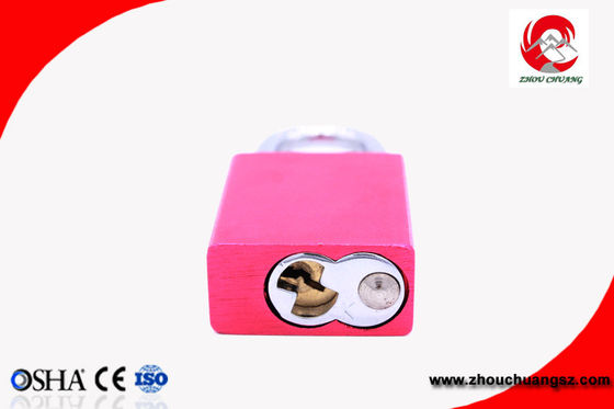 Best Style Of Double Keys Steel Shackle Door Aluminum Padlock supplier