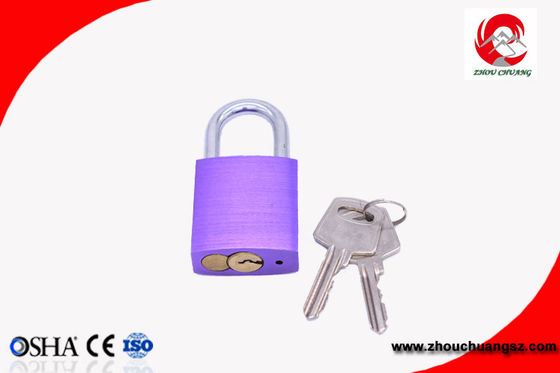 38mm Oem Custom Safety Short Shackle Safety Aluminum Lock Padlock supplier