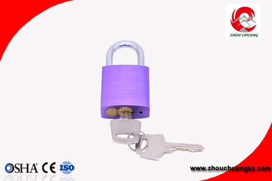 38mm Oem Custom Safety Short Shackle Safety Aluminum Lock Padlock supplier