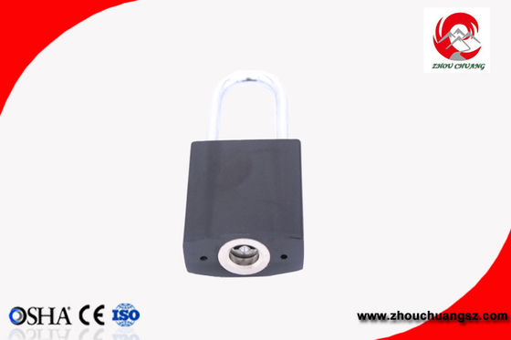 Steel Beam Aluminum Body Padlock, Black  metal lock Paint Coating Surface supplier