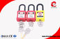 38 Mm Short Nylon Shackle 81g Safety Lockout Padlocks ABS Body 8 Colors supplier