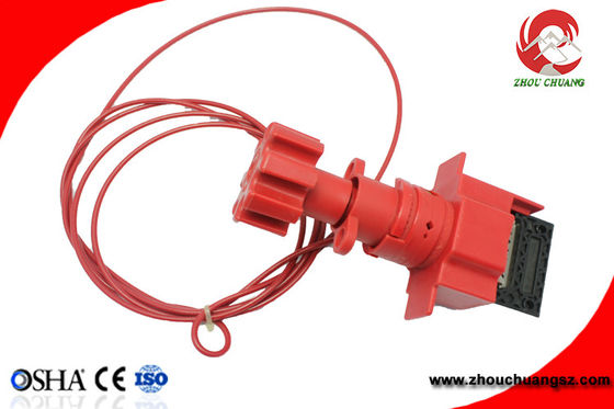 Universal ball valve with nylon cable loto products for safety lockout supplier