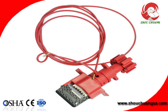 Universal ball valve with nylon cable loto products for safety lockout supplier