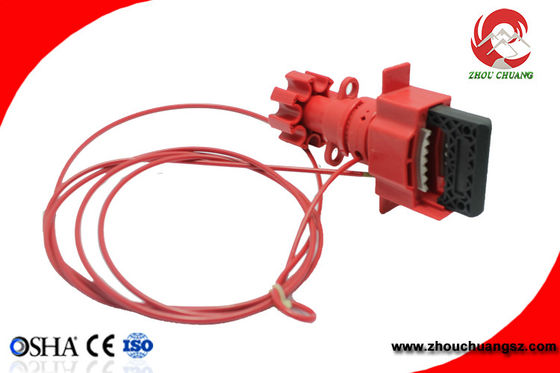 Universal ball valve with nylon cable loto products for safety lockout supplier
