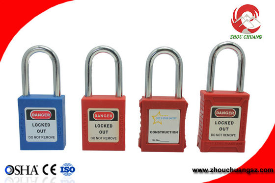 Elecpopular OEM  High Quality Steel and Nylon Shackle Safety Padlocks supplier