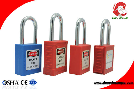 Elecpopular OEM  High Quality Steel and Nylon Shackle Safety Padlocks supplier