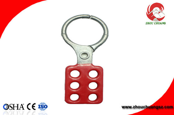 Self-Opening Resistant Economic Steel Hasp with HookABS Coated Body supplier