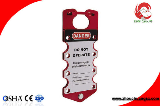 Hot New Products Aluminum Alloy Material Writable Safety Aluminum Lockout Hasp supplier