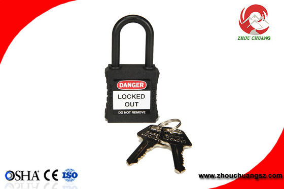 High Security Cheap Price Elecpopular OEM High Quality Nylon Shackle Safety Padlocks supplier