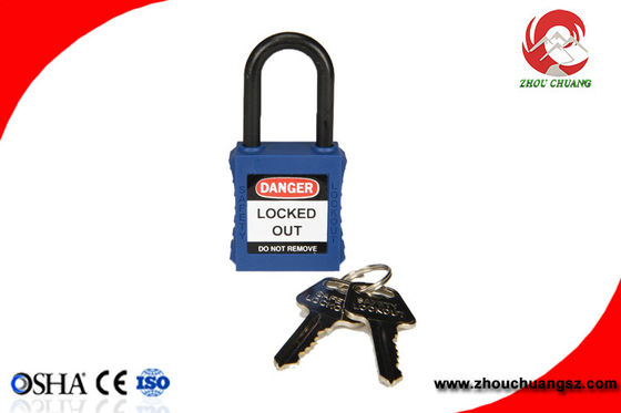 High Security Cheap Price Elecpopular OEM High Quality Nylon Shackle Safety Padlocks supplier