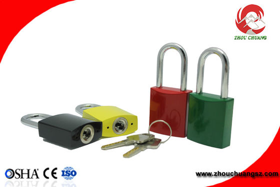 High Quality  Colorful Aluminium alloy Padlock Stable Paint Coating Surface supplier