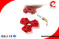 Red Color Small Size Industrial ABS Pneumatic Quick-Disconnect Lockouts supplier