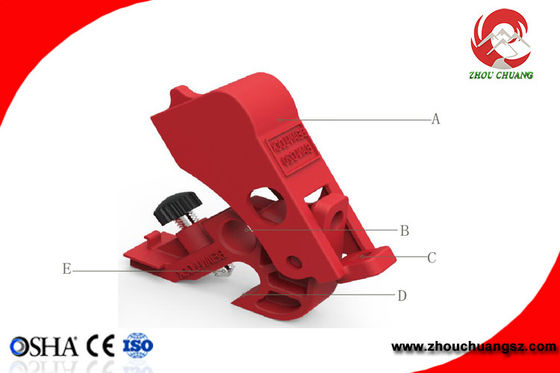 LOTO Electric Switch Lockouts Tagout Universal Mini Circuit Breaker Lockout supplier