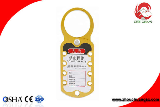 Hot New Products 6 Lock Red Aluminum Safety Aluminium Hasp Lockout supplier