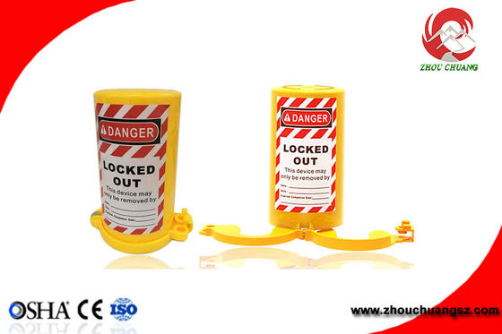 Industrial Engineering Plastic ABS Safety Gas Cylinder Valve Lockout Device supplier