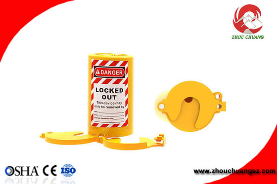 Industrial Engineering Plastic ABS Safety Gas Cylinder Valve Lockout Device supplier
