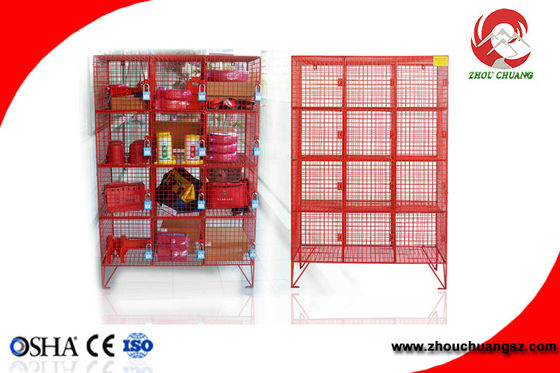 ZC-X34 Industrial Padlock Lockout Equipment Storage painted hardened steel material supplier