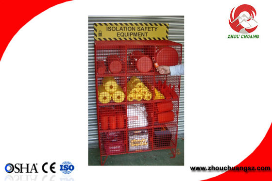 ZC-X34 Industrial Padlock Lockout Equipment Storage painted hardened steel material supplier